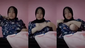 Cewek Jilbab Payudara Gede Main TikTok