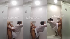Hijab Bbw Minxrose Mandi Bareng Ngentot