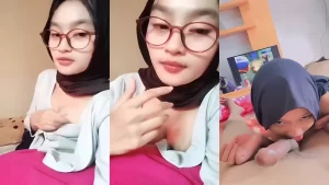 Mahasiswi Jilbab Cantik Suka Jilat Buah Zakar